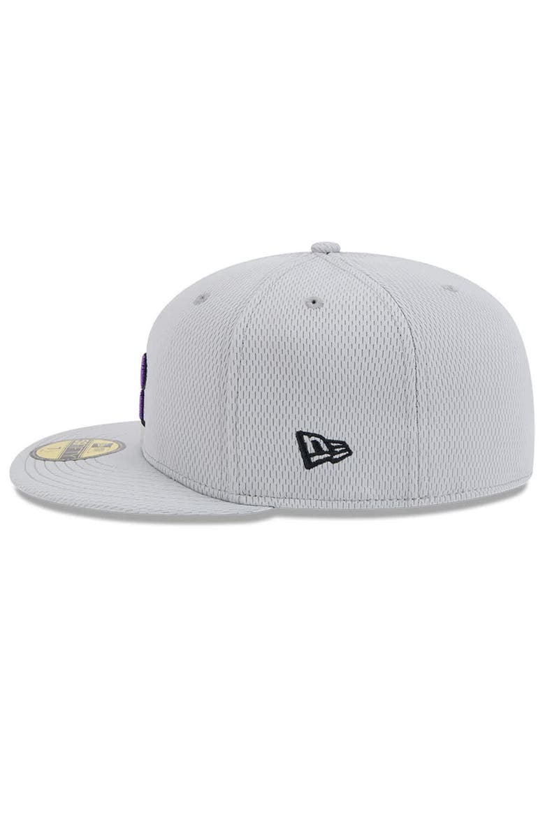New Era Men's New Era Gray Colorado Rockies 2025 MLB Clubhouse 59FIFTY Fitted Hat, Alternate, color, 