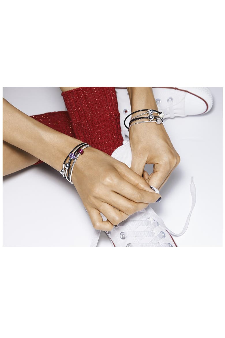 'Essence - Faith' Charm Bracelet Set, Alternate, color, FAITH - AMETHYST