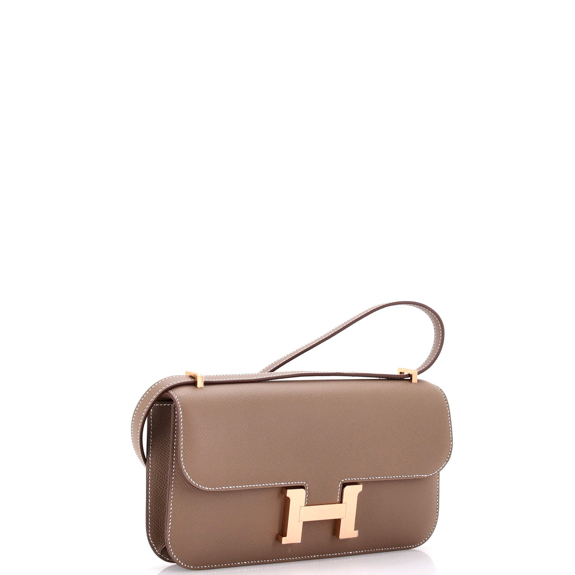 Pre-Owned Hermes Constance Elan NM Bag Epsom 25, Alternate, color, Etoupe