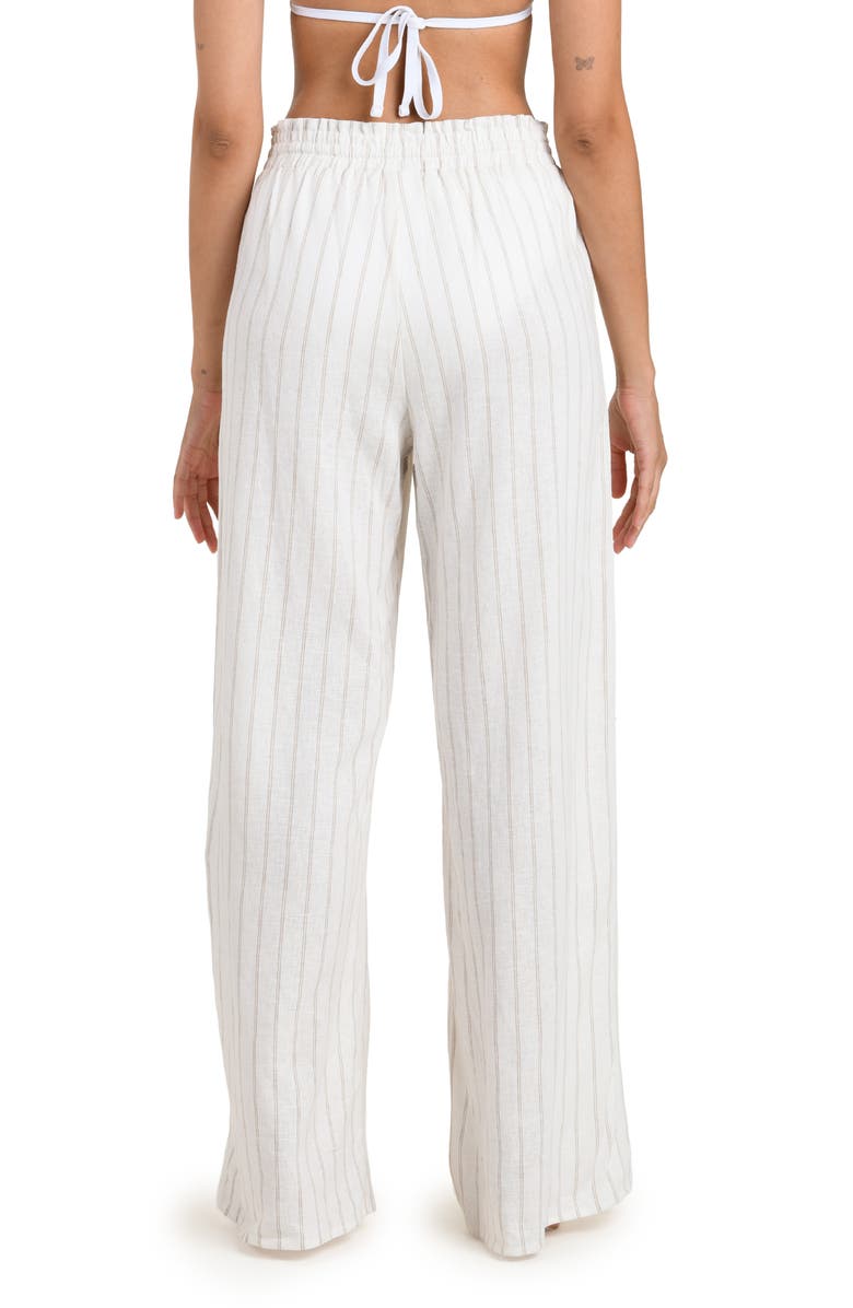 La Blanca Delphine Coast Wide Leg Cover-Up Pants, Alternate, color,