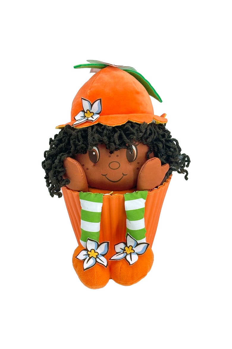 Pop n Flip 15 Inch Orange Blossom Plush Doll, Alternate, color, Orange