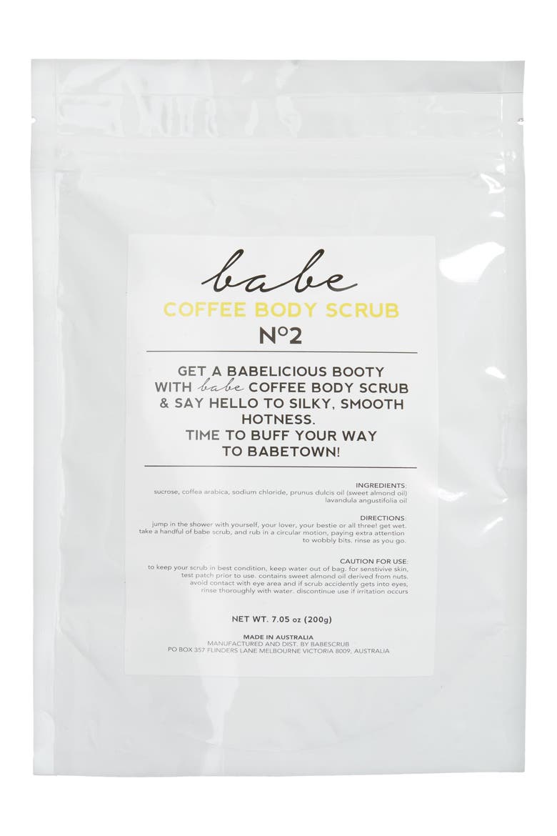 No. 2 Coffee Body Scrub, Main, color, NONE