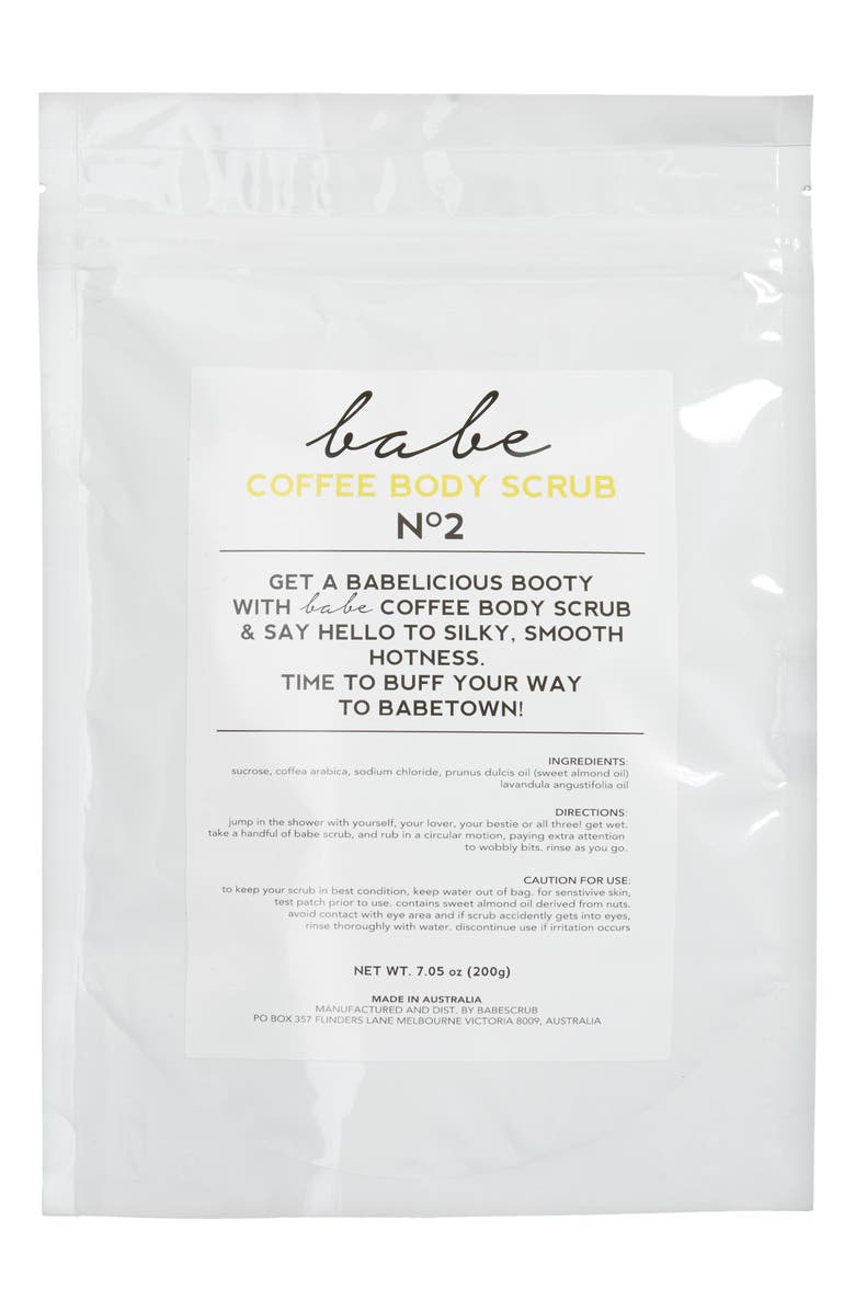 BABE No. 2 Coffee Body Scrub, Main, color, 
