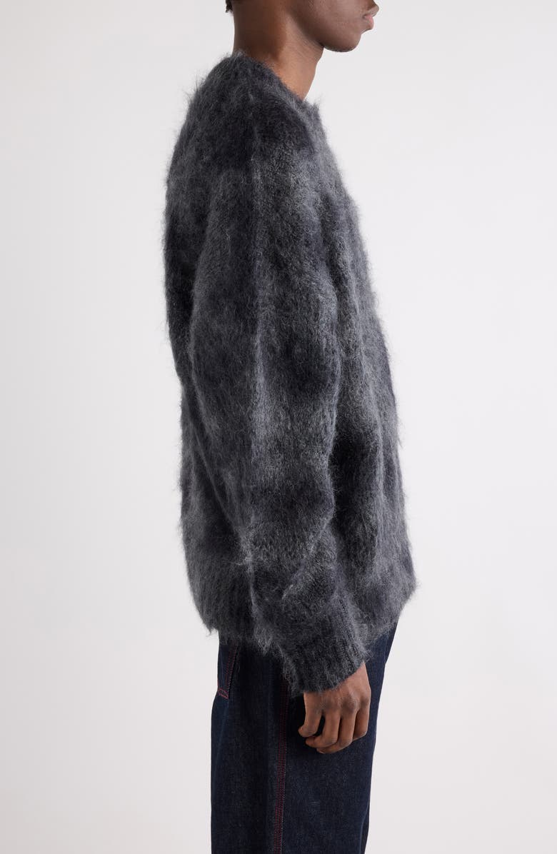 Isabel Marant Miller Kid Mohair & Wool Sweater, Alternate, color, Anthracite