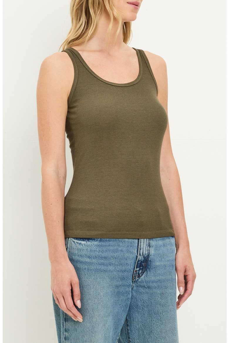 Breken Boyfriend Tank, Alternate, color, CAPER