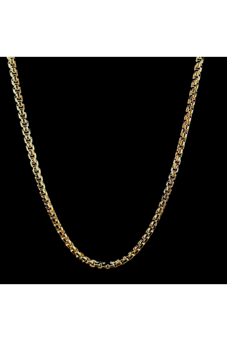 14K Box Link 2.3mm 20in Chain Necklace, Alternate, color, Yellow Gold