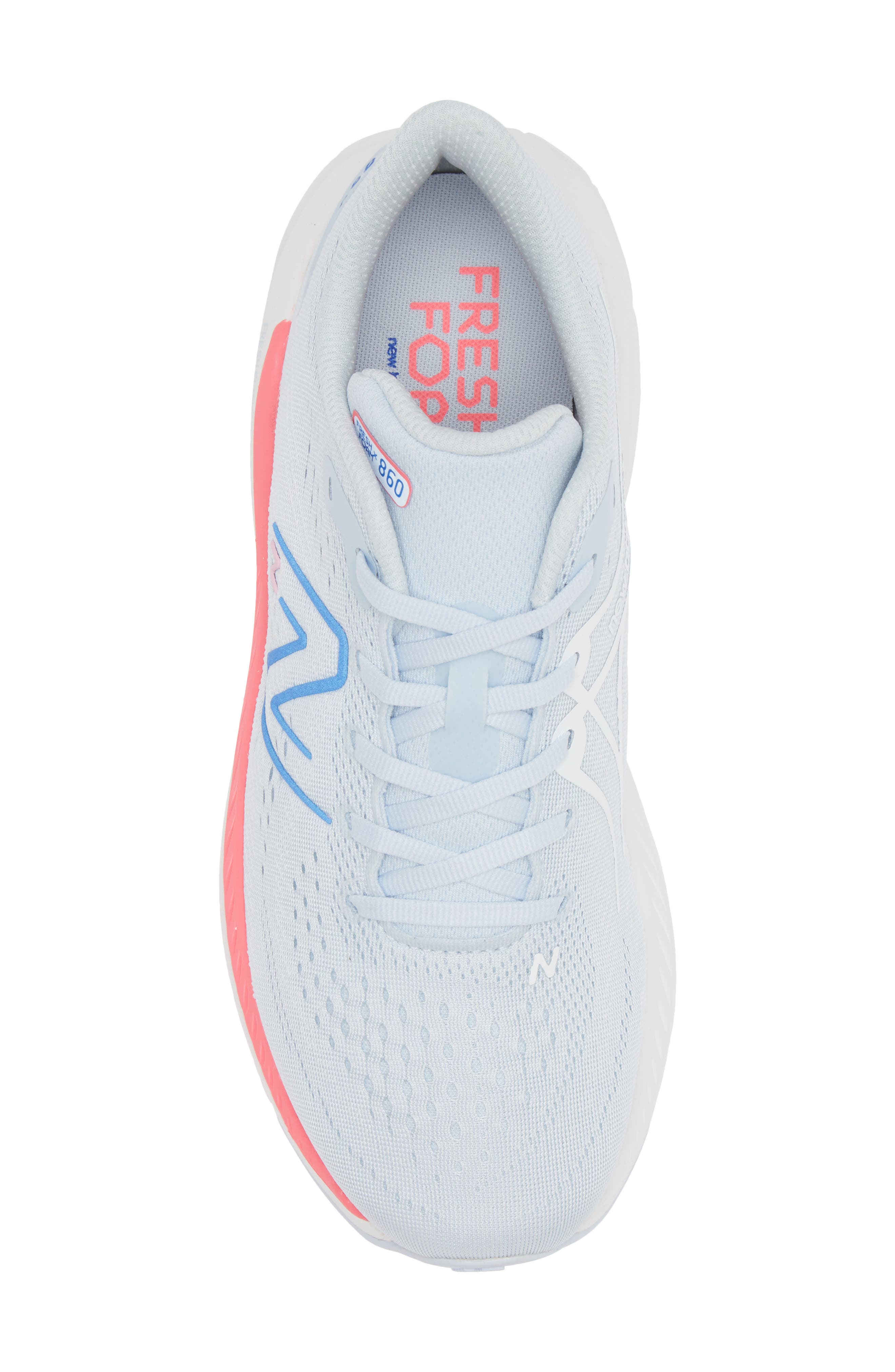New Balance Kids' 860 Sneaker, Alternate, color, Moon Dust/ Neon Pink