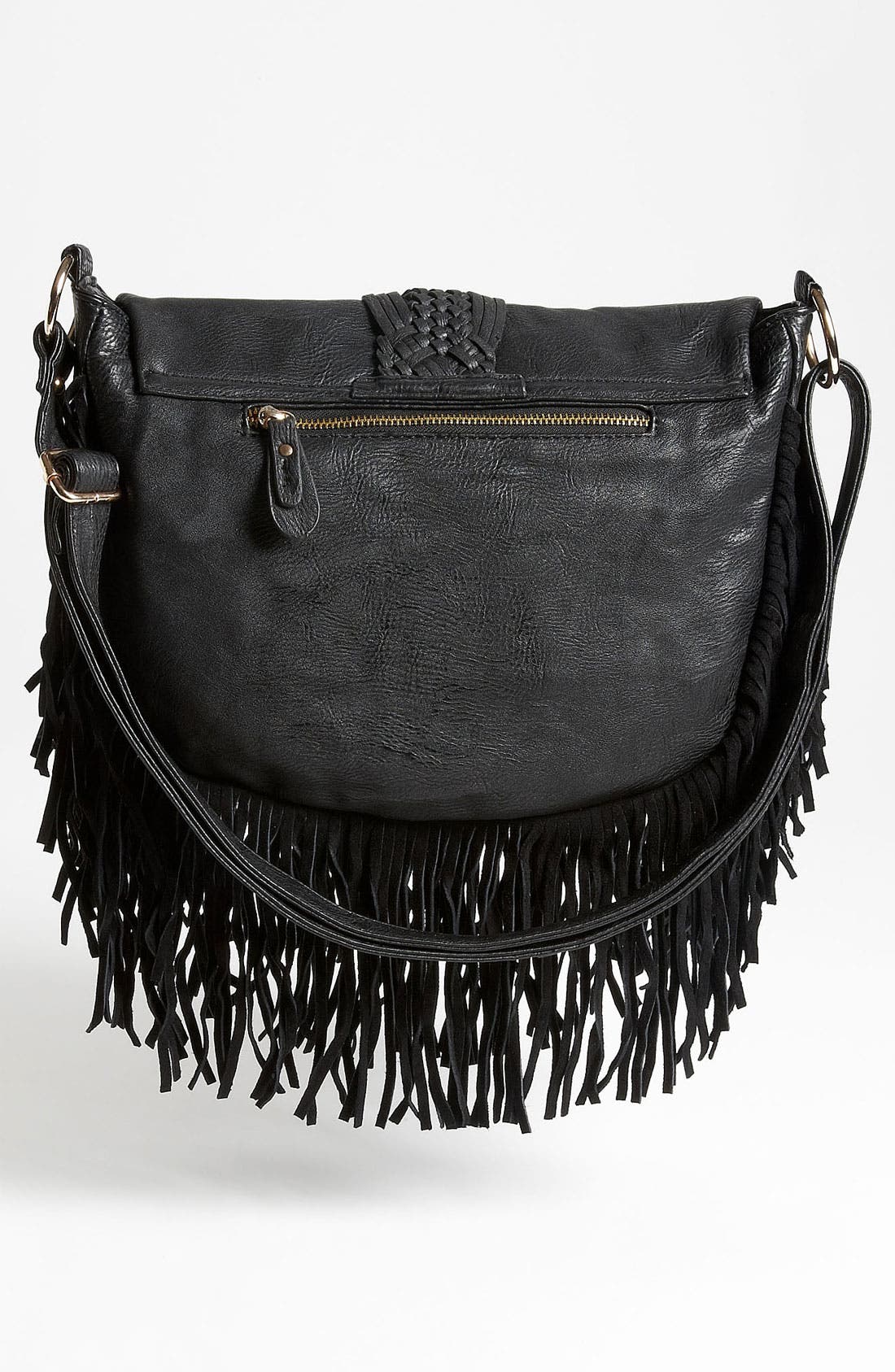 Street Level Woven Fringe Crossbody Bag, Alternate, color, 