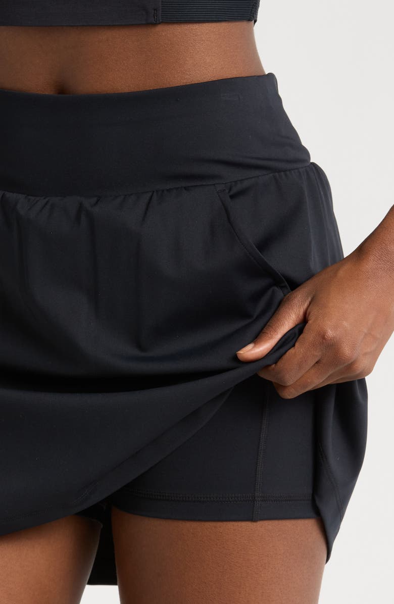 TravisMathew Game Set Match Skort, Alternate, color, Black