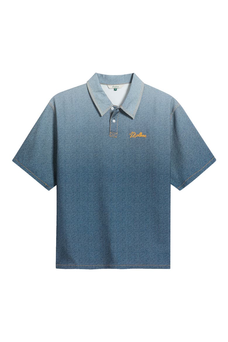 Ironfade Oversize Polo, Main, color, DUSTY NAVY