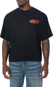 True Religion Chrome Logo Heavy Boxy Graphic T-Shirt