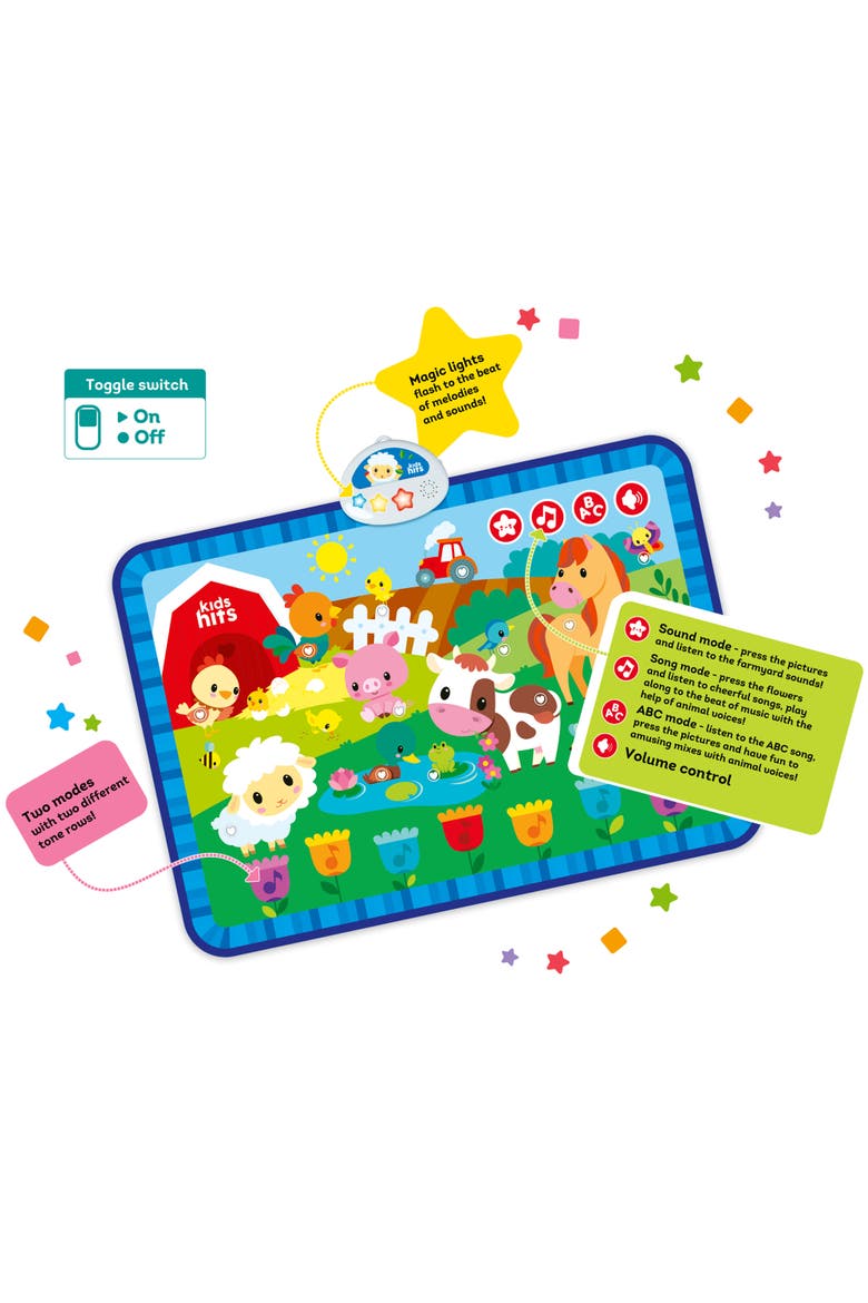 Musical Activity Floor Pad, Alternate, color, Multicolored