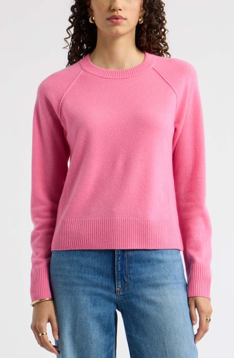 Wool & Cashmere Raglan Sweater