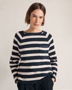 Haven Well Within Cotton Slub Jersey Striped Raglan Top