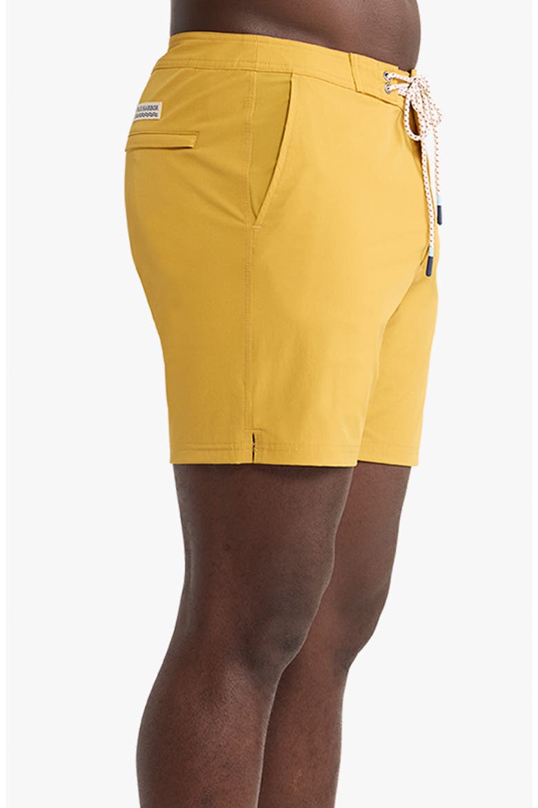 Swell Solid Water Repellent Board Shorts, Alternate, color, GOLD