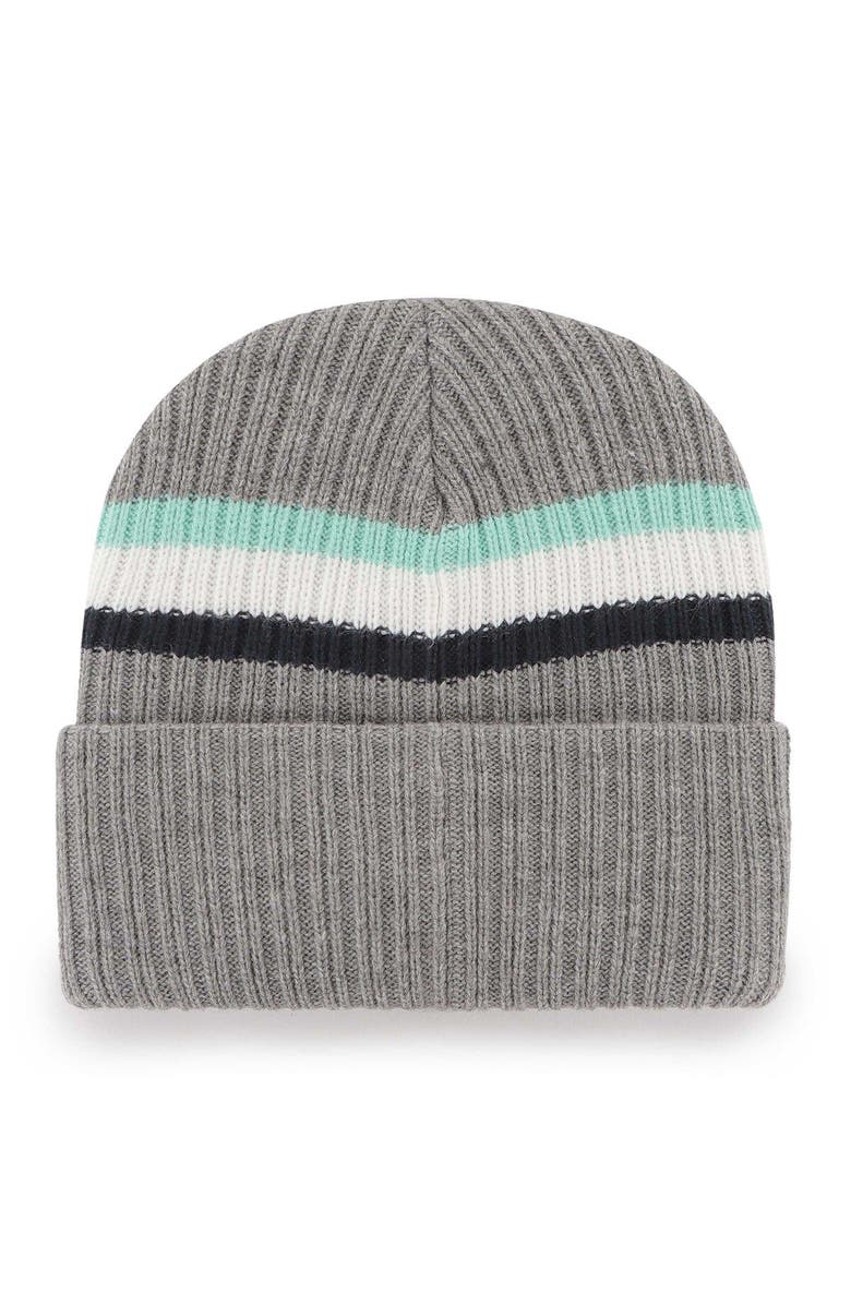 '47 Men's '47 Charcoal Seattle Kraken Highline Cuffed Knit Hat, Alternate, color, Charcoal