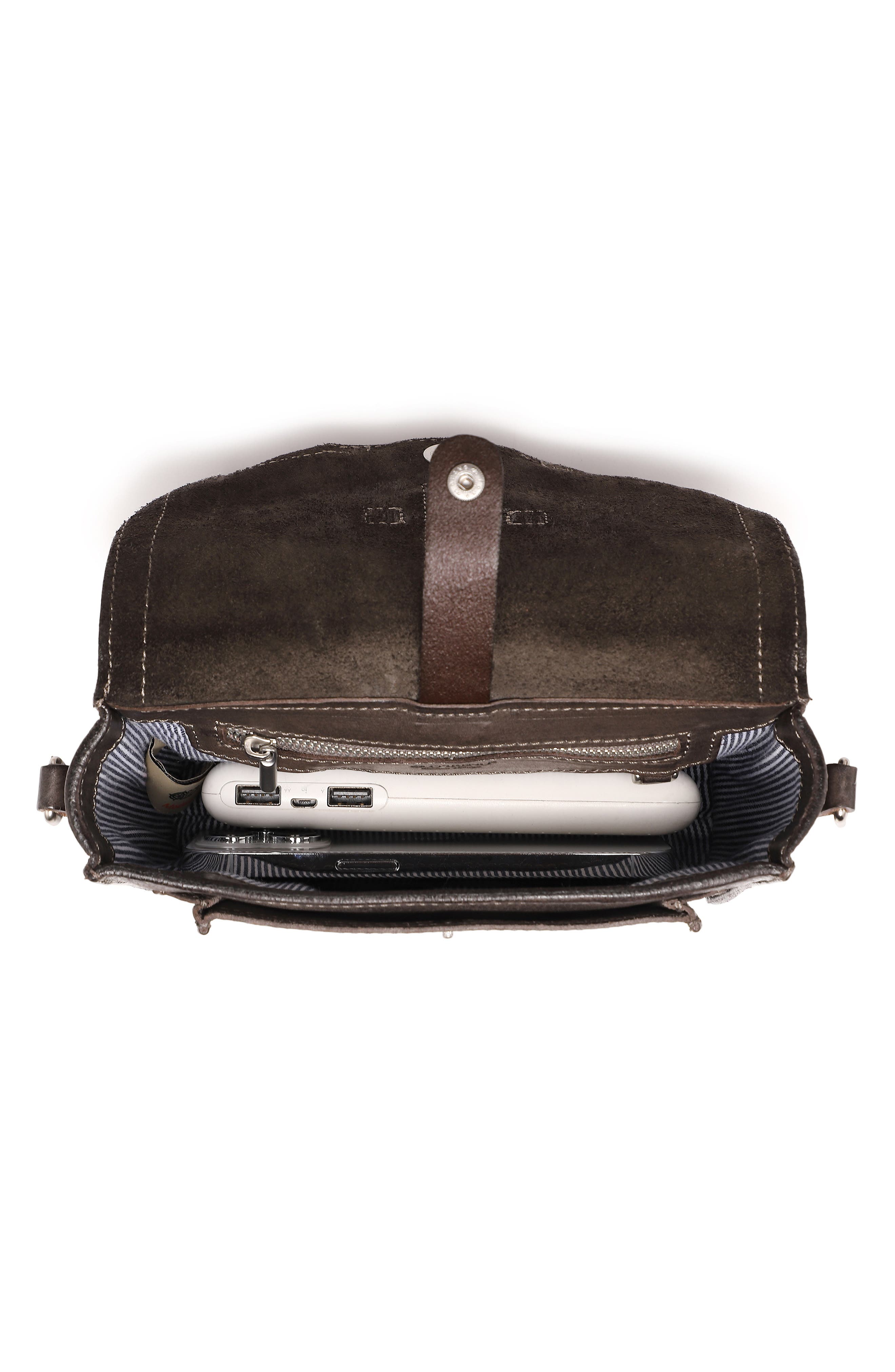 Anemone Crossbody Bag, Alternate, color, GREY