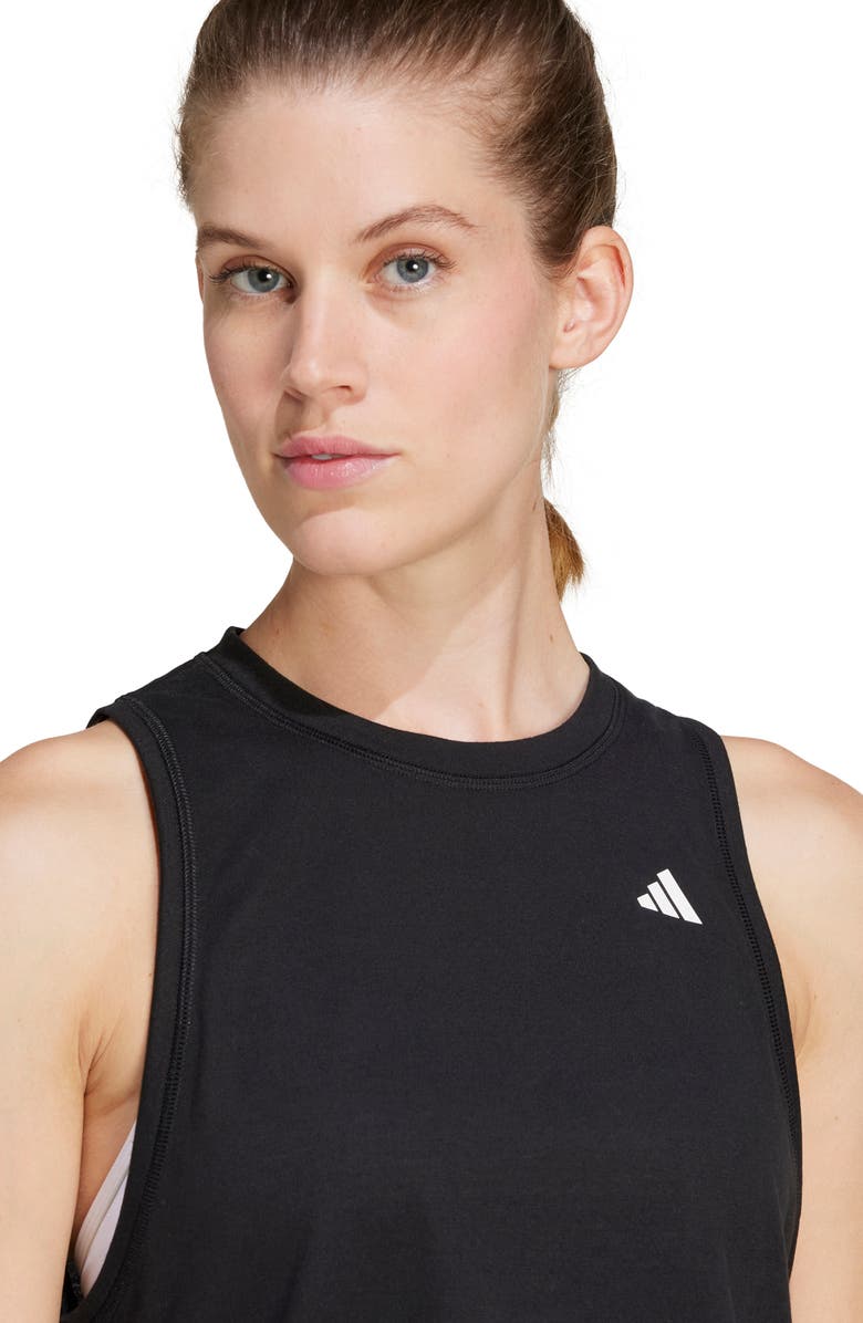 adidas Training Essentials Climacool Boxy Workout Tank, Alternate, color, Black