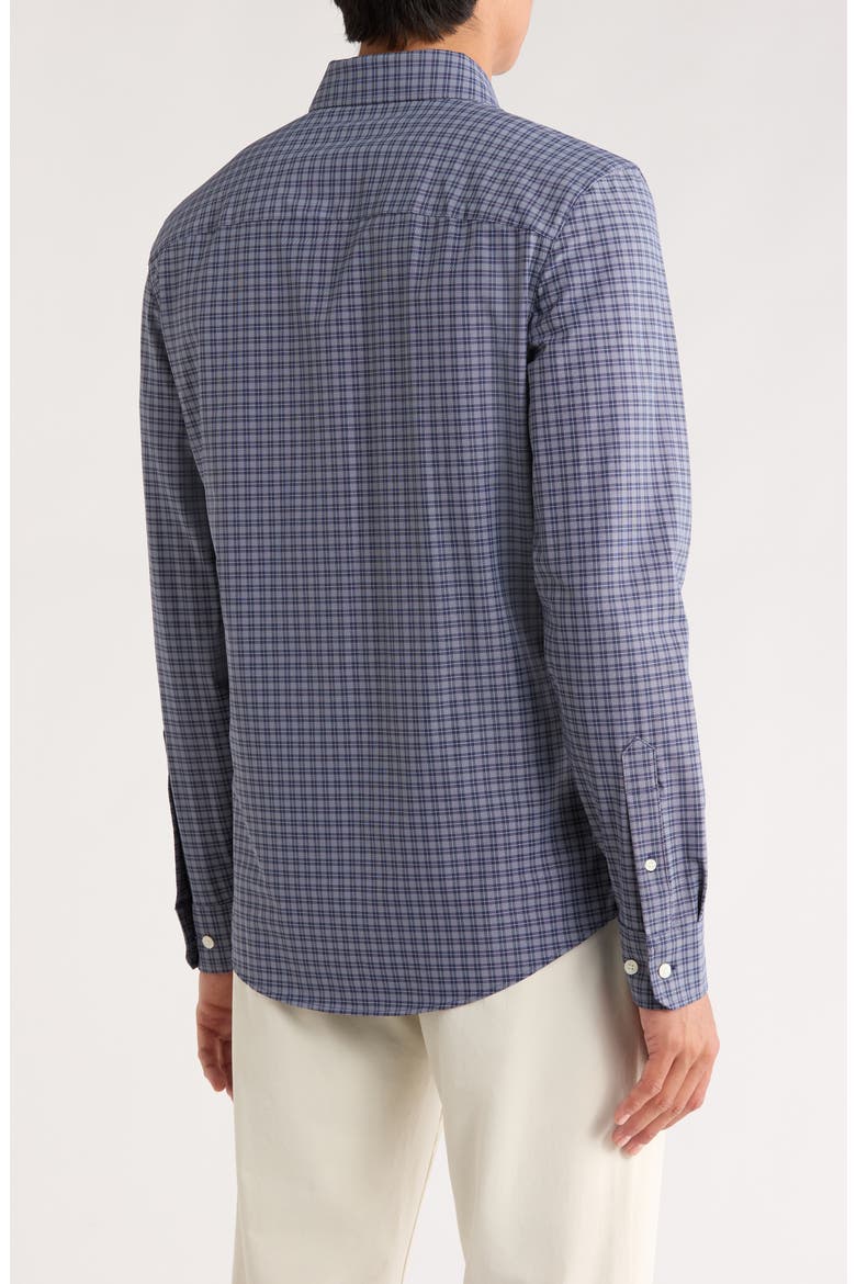State of Mind Slim Fit Button-Up Shirt State of Mind Slim Fit Button-Up Shirt, Alternate, color, NAVY GLEN PLAID