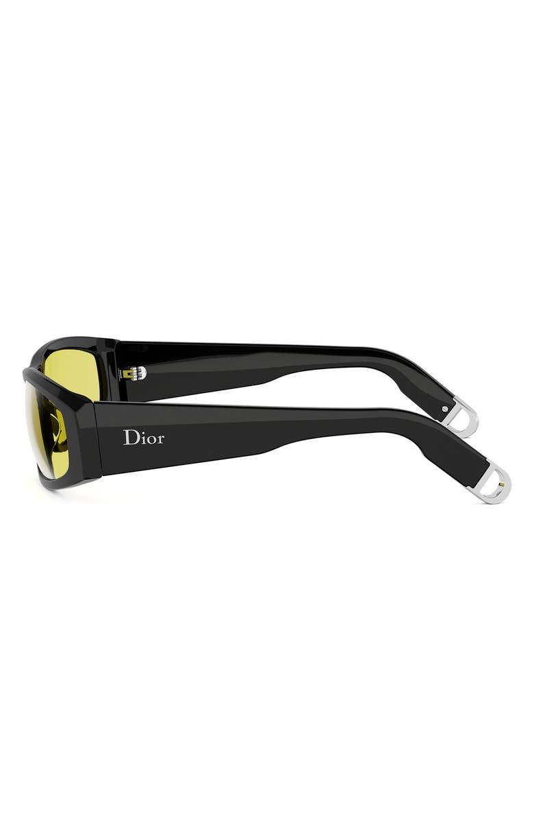 DIOR Symbol S1I 59mm Geometric Sunglasses, Alternate, color, Black/ Other / Brown