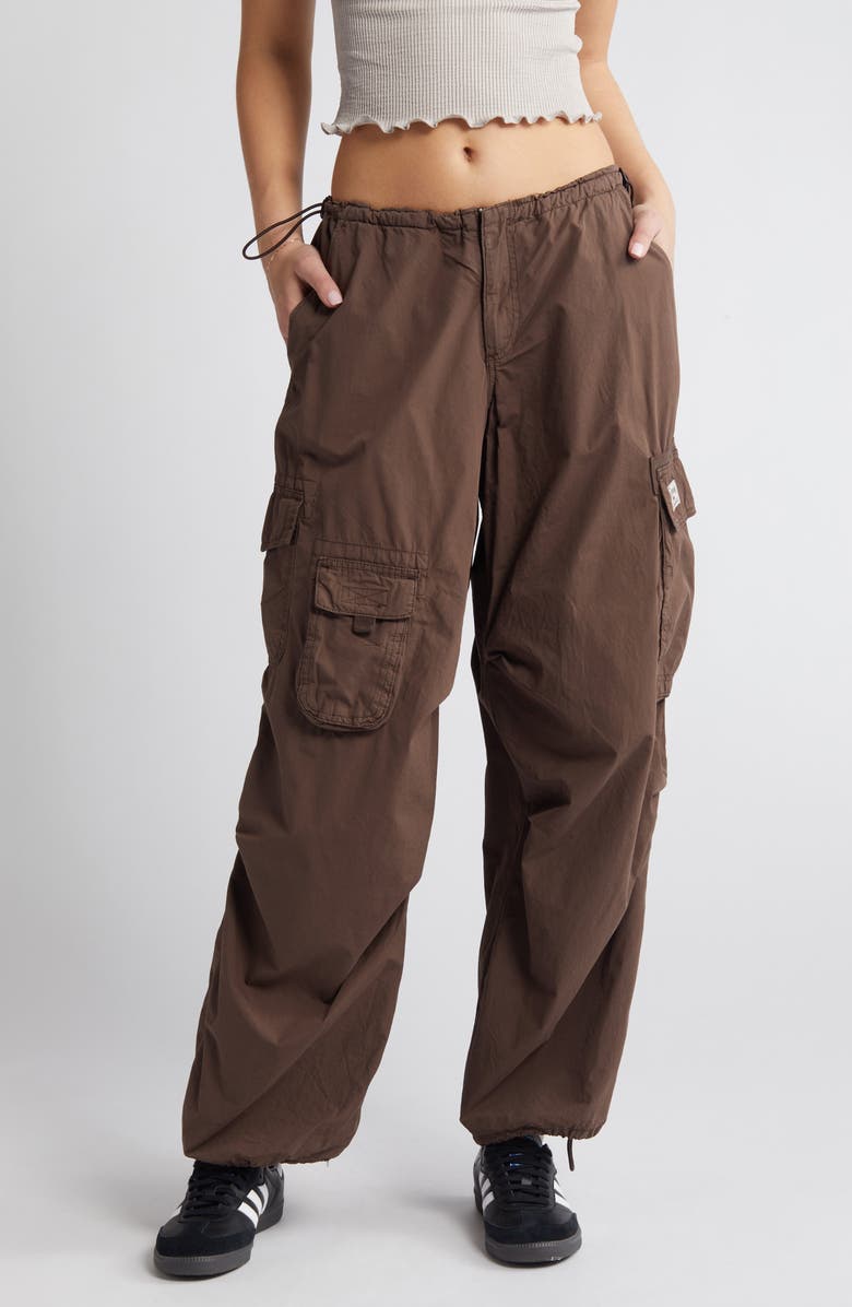 BDG Urban Outfitters Cotton Cargo Joggers, Main, color, Chocolate