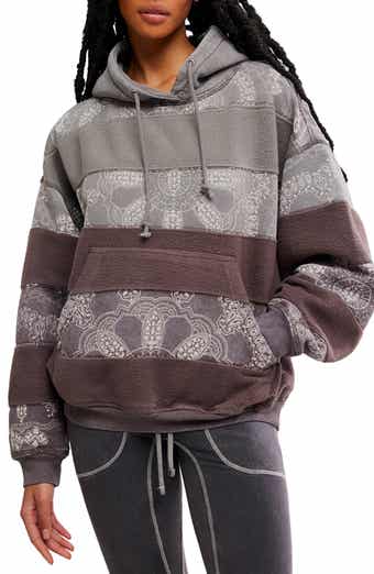 Free People FP Movement Final Call Appliqué Graphic Hoodie