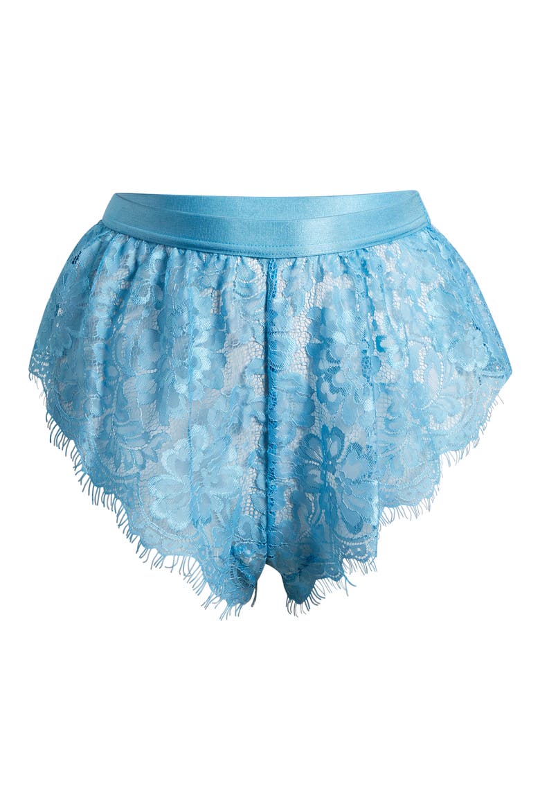 Embroidered Lace Tap Boyshorts, Alternate, color, BLUE