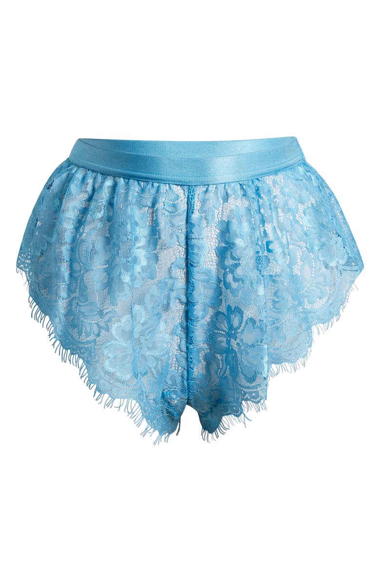 KILO BRAVA Embroidered Lace Tap Boyshorts, Alternate, color, Blue