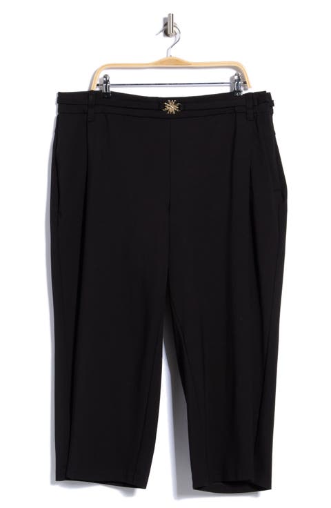 Skyrise Wide Leg Crop Pants