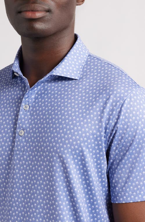 Johnnie-o Areca Palm Tree Print Prep-formance Golf Polo