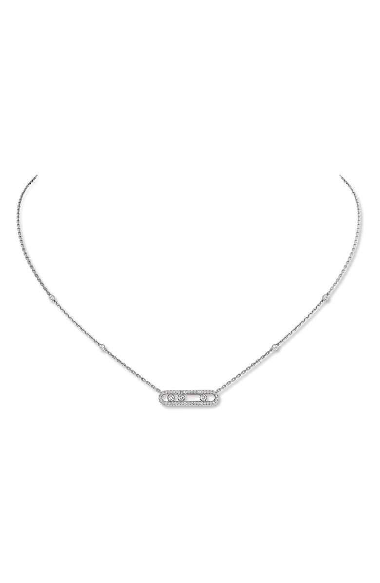 Messika Baby Pavé Move Pendant Necklace, Main, color,