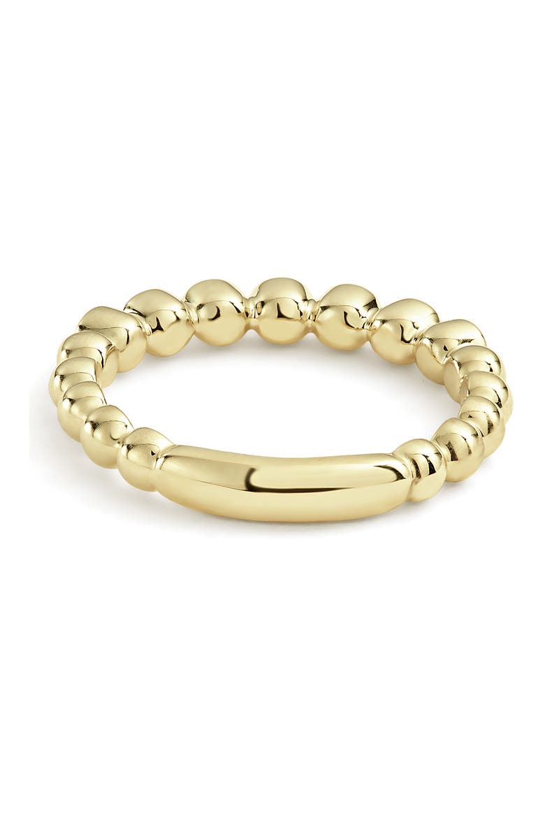 Covet Stone Caviar Stack Ring, Alternate, color, GOLD