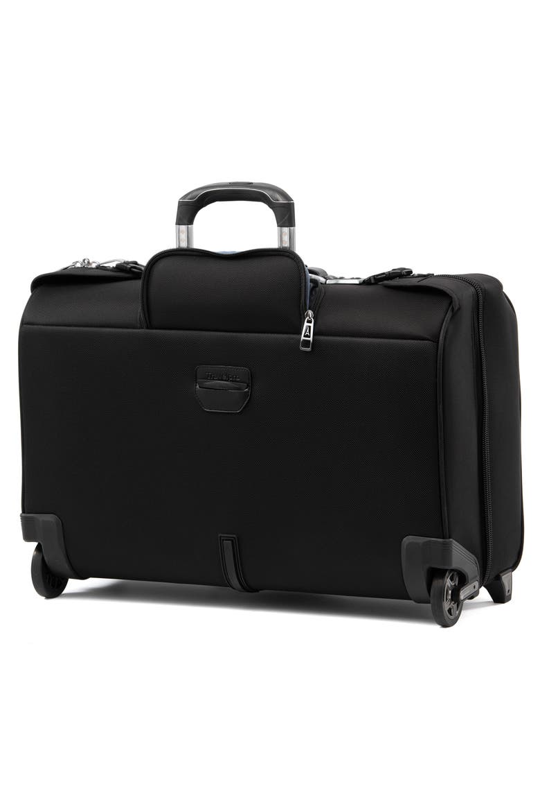 Platinum Elite 22" Carry On Rolling Garment Bag, Alternate, color, Shadow Black