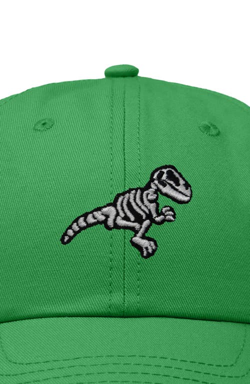 Dalix Fossil Embroidered Outdoor Hat In Kelly Green