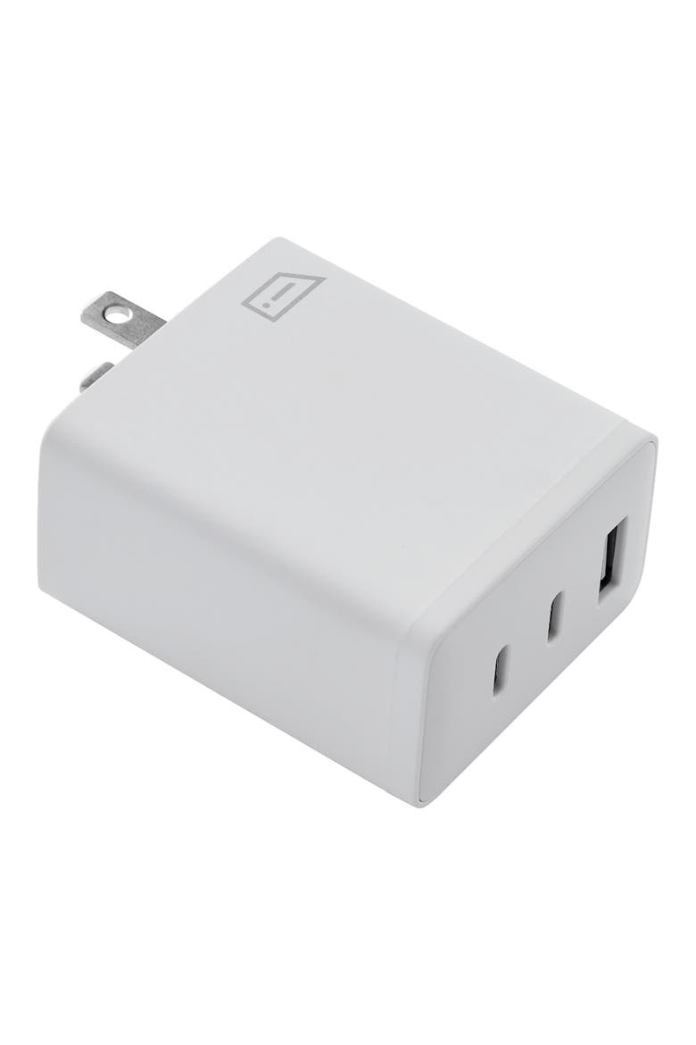 65W USB-C Folding Charge Cube, Alternate, color, WHITE