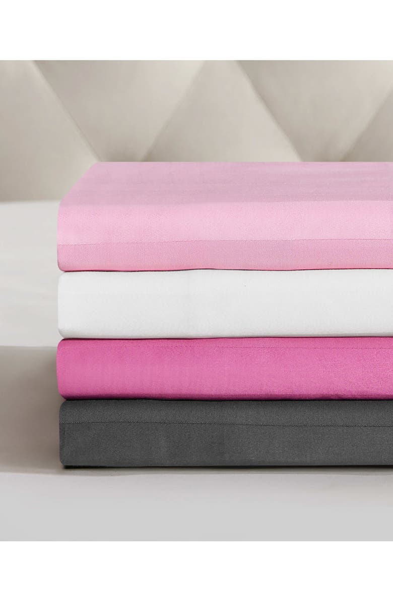Juicy Couture Royal Dreams 300 Thread Count Sateen Sheet Set, Alternate, color, Pink