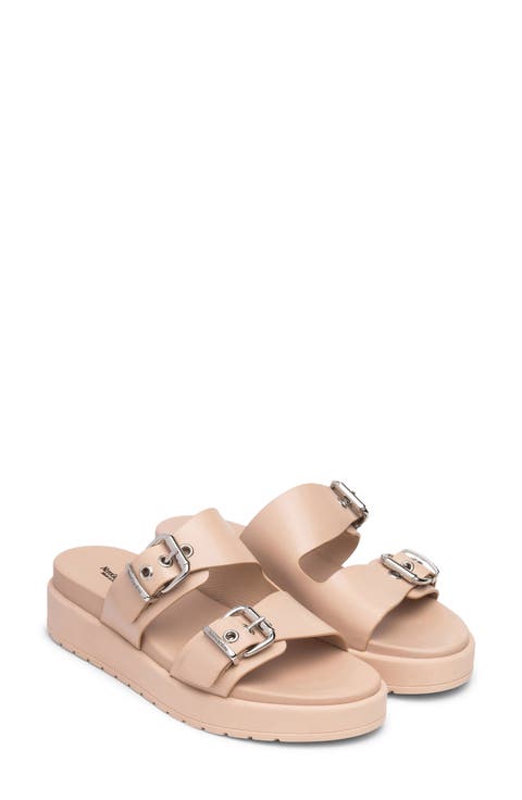 Platform Wedge Slide Sandal (Women)