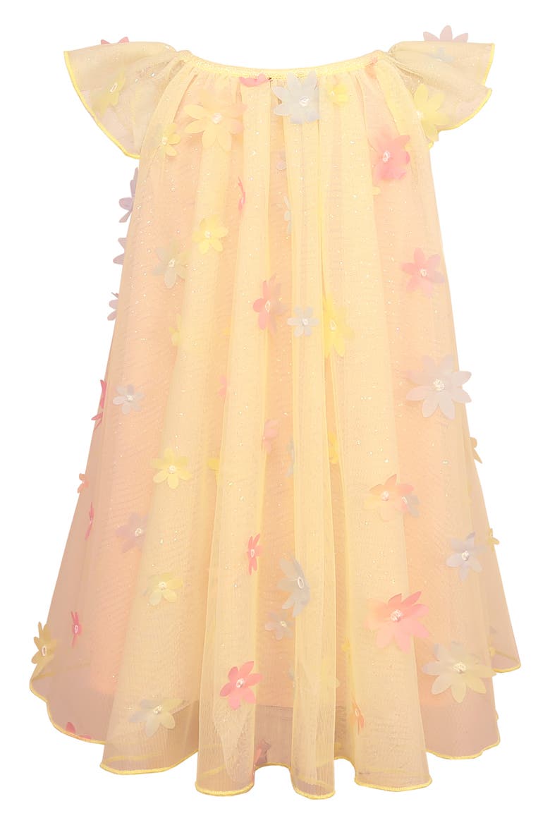 Floral Float Dress, Alternate, color, YELLOW MULTI