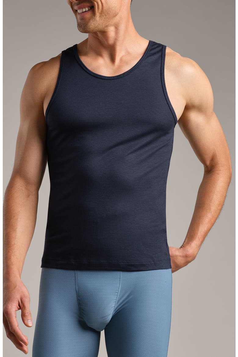 C.O.R. Ribbed Tank, Main, color, TRUE NAVY