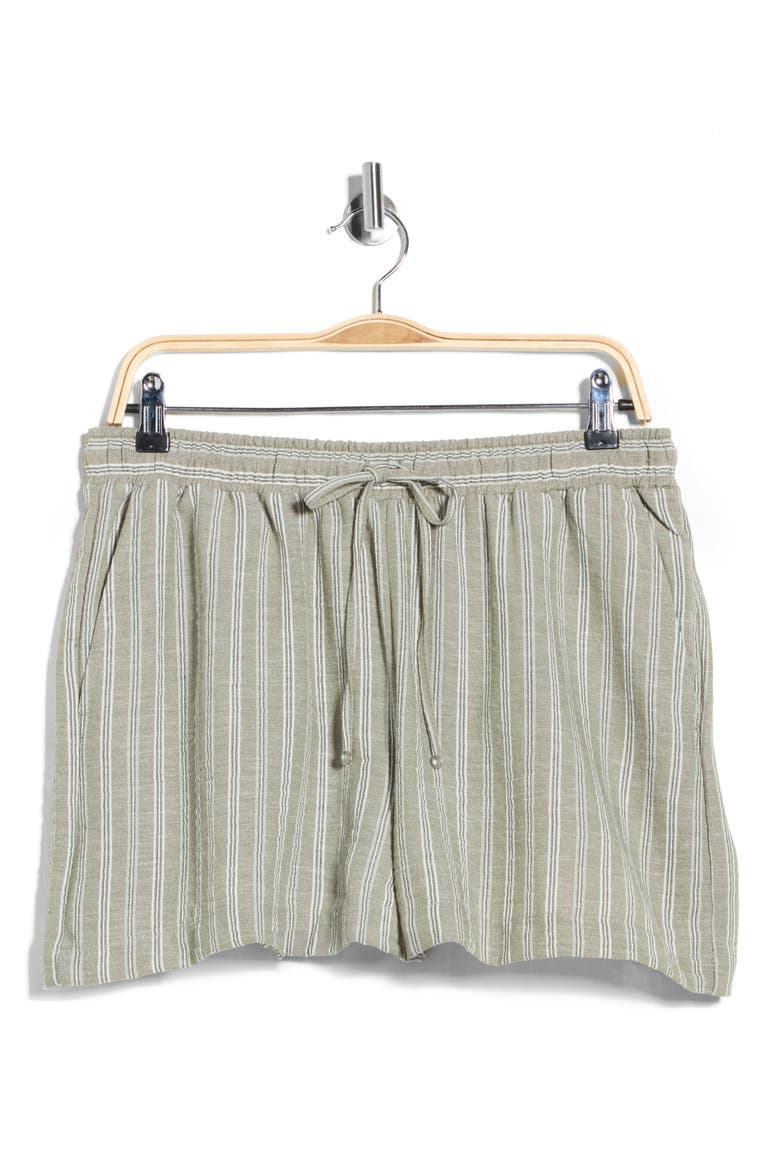 Stripe Drawstring Shorts, Alternate, color, ARMY STRIPE