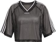 adidas Originals Mesh Crop Jersey Top