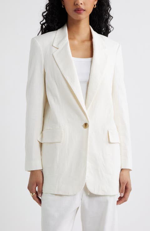 Everyday Linen Blend Blazer