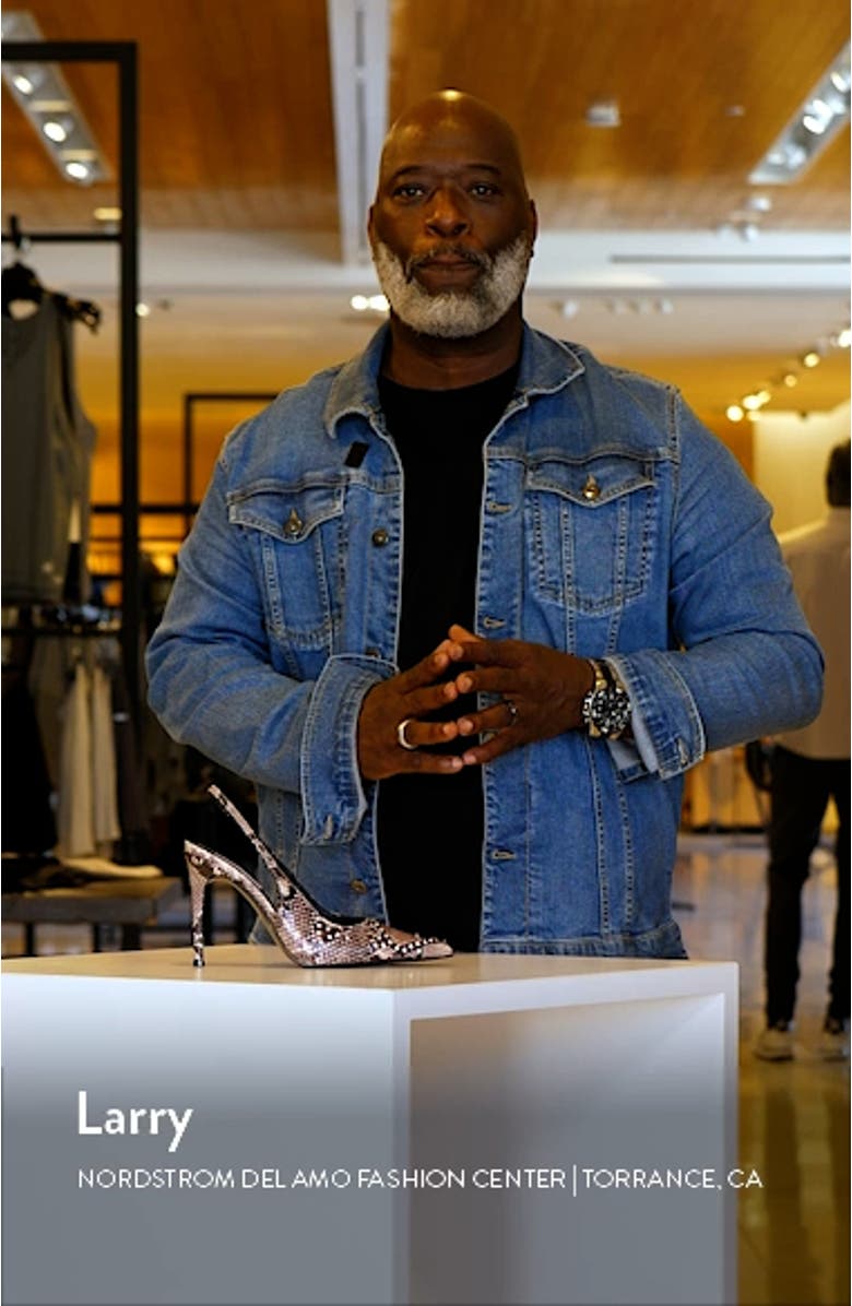 Reyes Pointed Toe Slingback Pump, sales video thumbnail