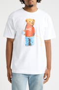 MARKET Trouble Making Bear Cotton Graphic T-Shirt