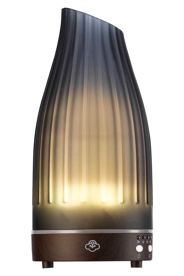 Twilight Glass Ultrasonic Aroma Diffuser, Alternate, color, GREY