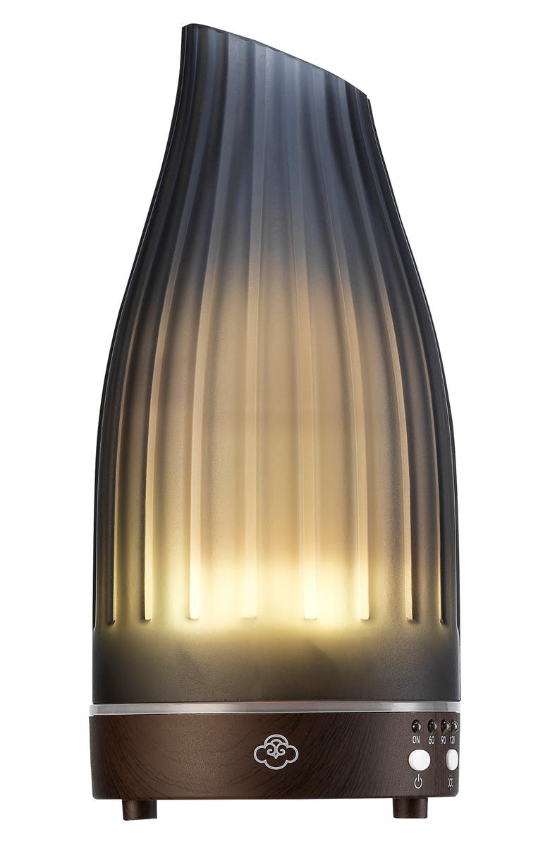 SERENE HOUSE Twilight Glass Ultrasonic Aroma Diffuser, Alternate, color, Grey