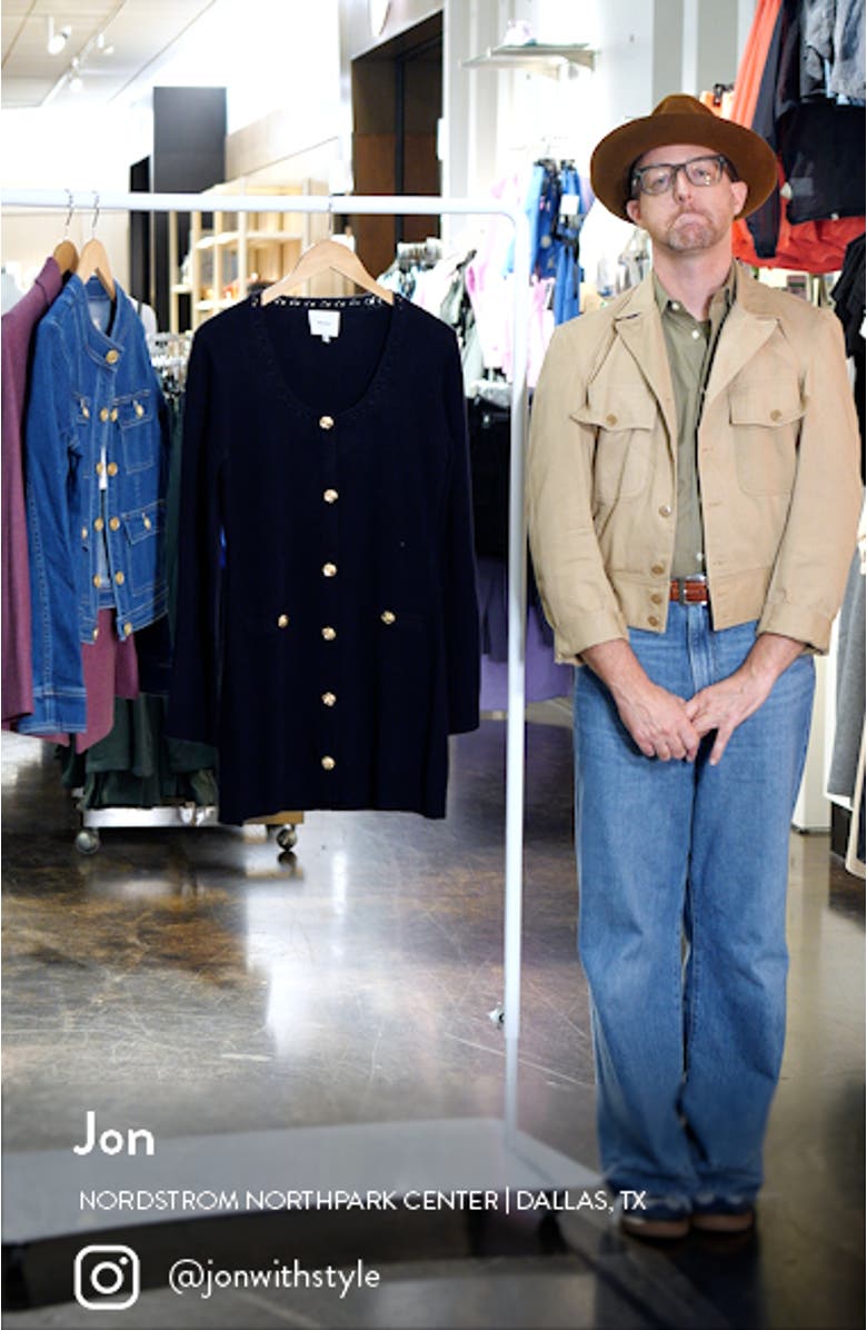 Priscilla Long Sleeve Wool Sweater Dress, sales video thumbnail