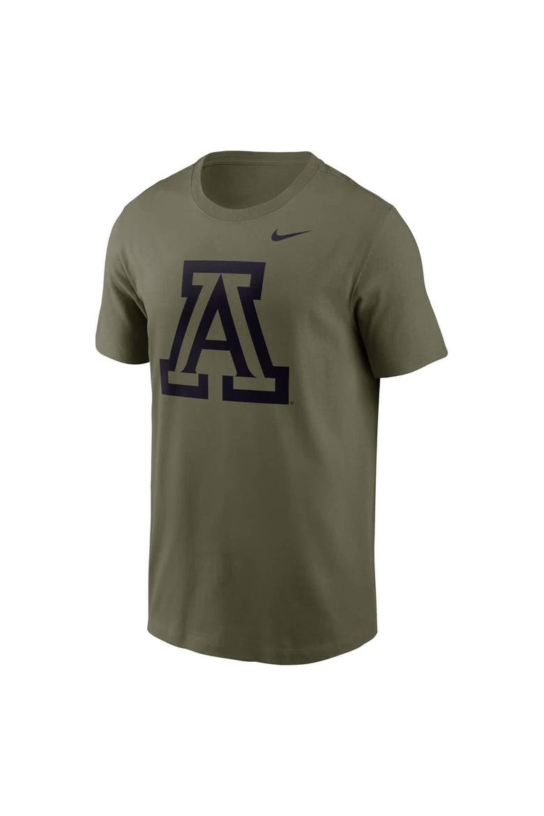 Men's Nike Olive Arizona Wildcats Primetime Logo Performance T-Shirt, Alternate, color, Olive