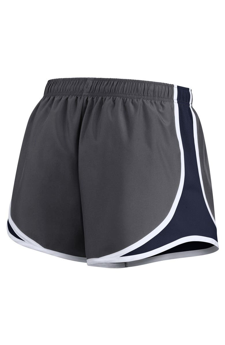 Nike Women's Nike Charcoal Dallas Cowboys Plus Size Logo Performance Tempo Shorts, Alternate, color, 