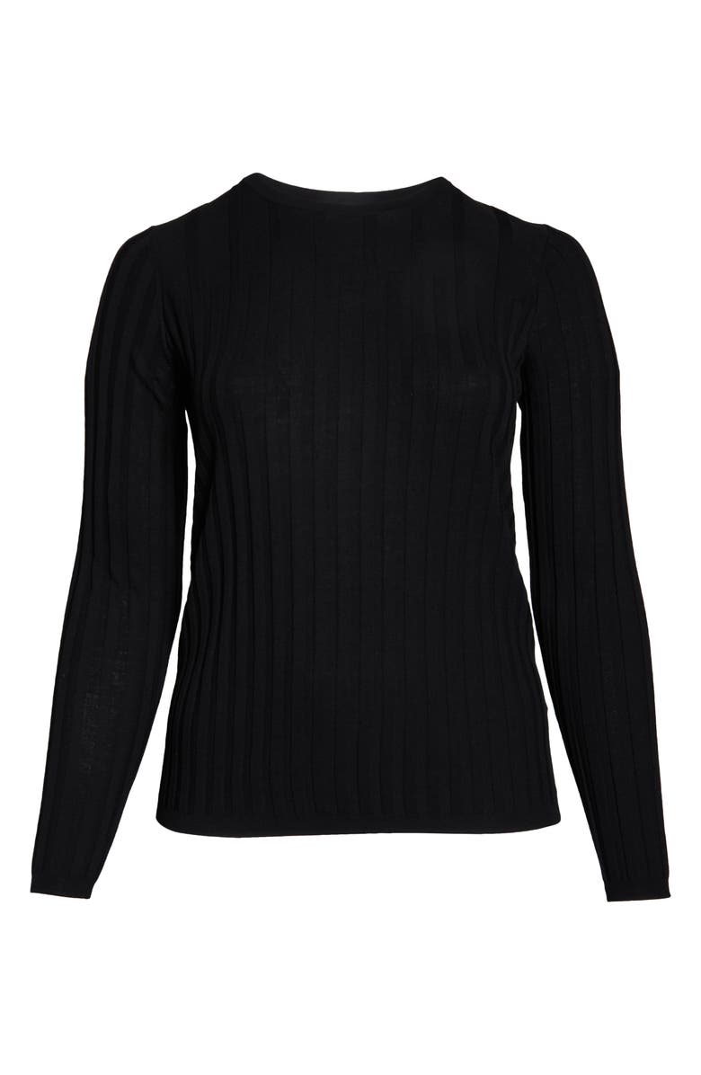 Halogen<sup>®</sup> Rib Crewneck Sweater, Alternate, color,
